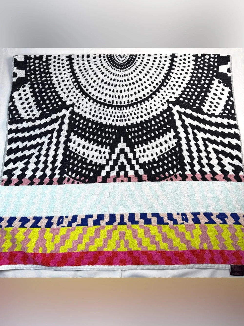 Mara Hoffman x Pendleton Oversized Beach Towel 37x68 Geometric 100% Cotton